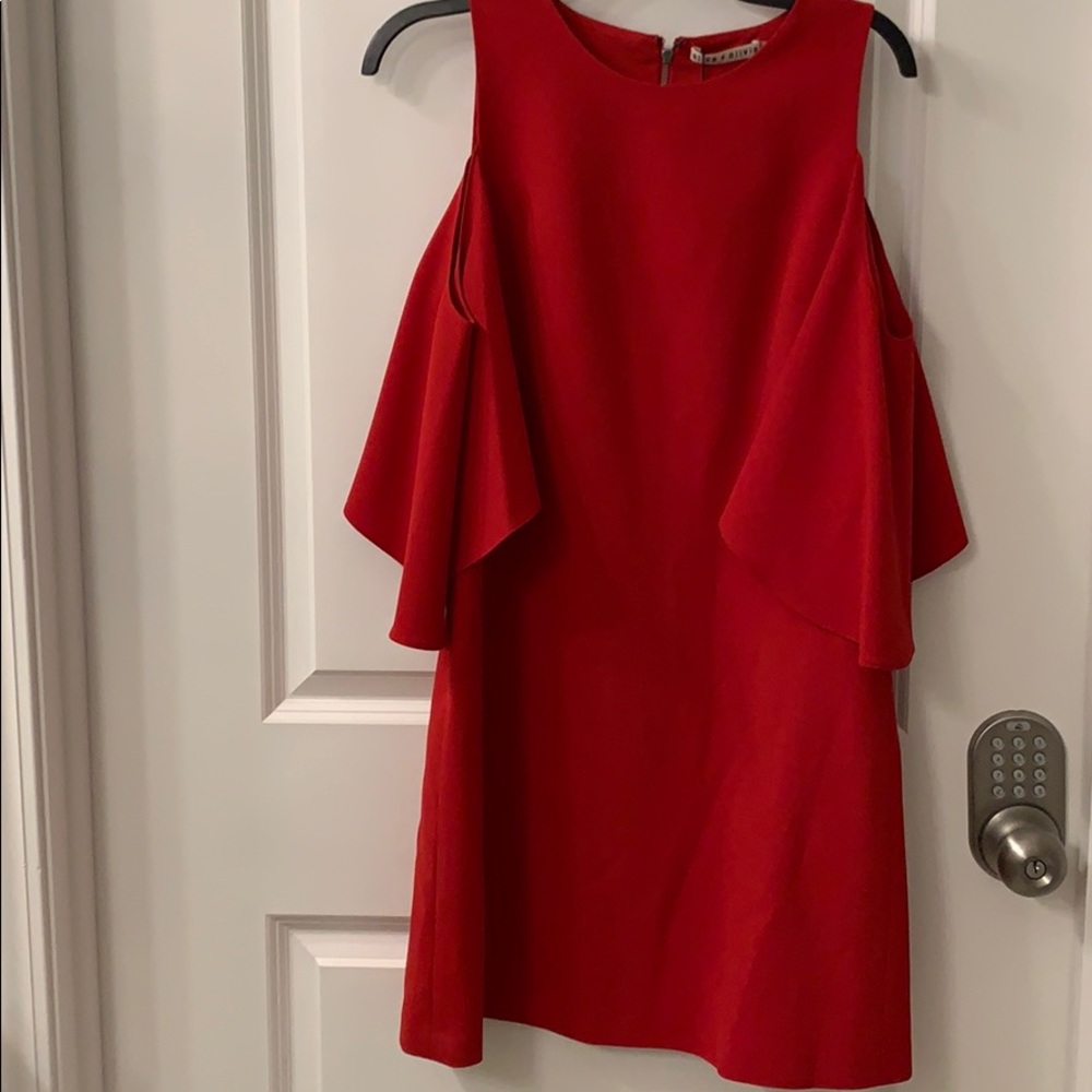 Alice + olivia red dress